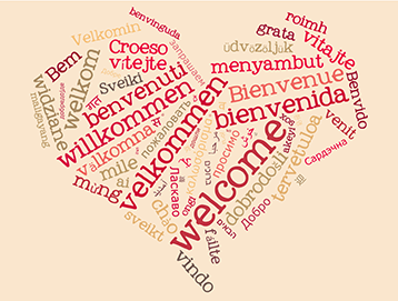 wordcloud welcome heart 196390